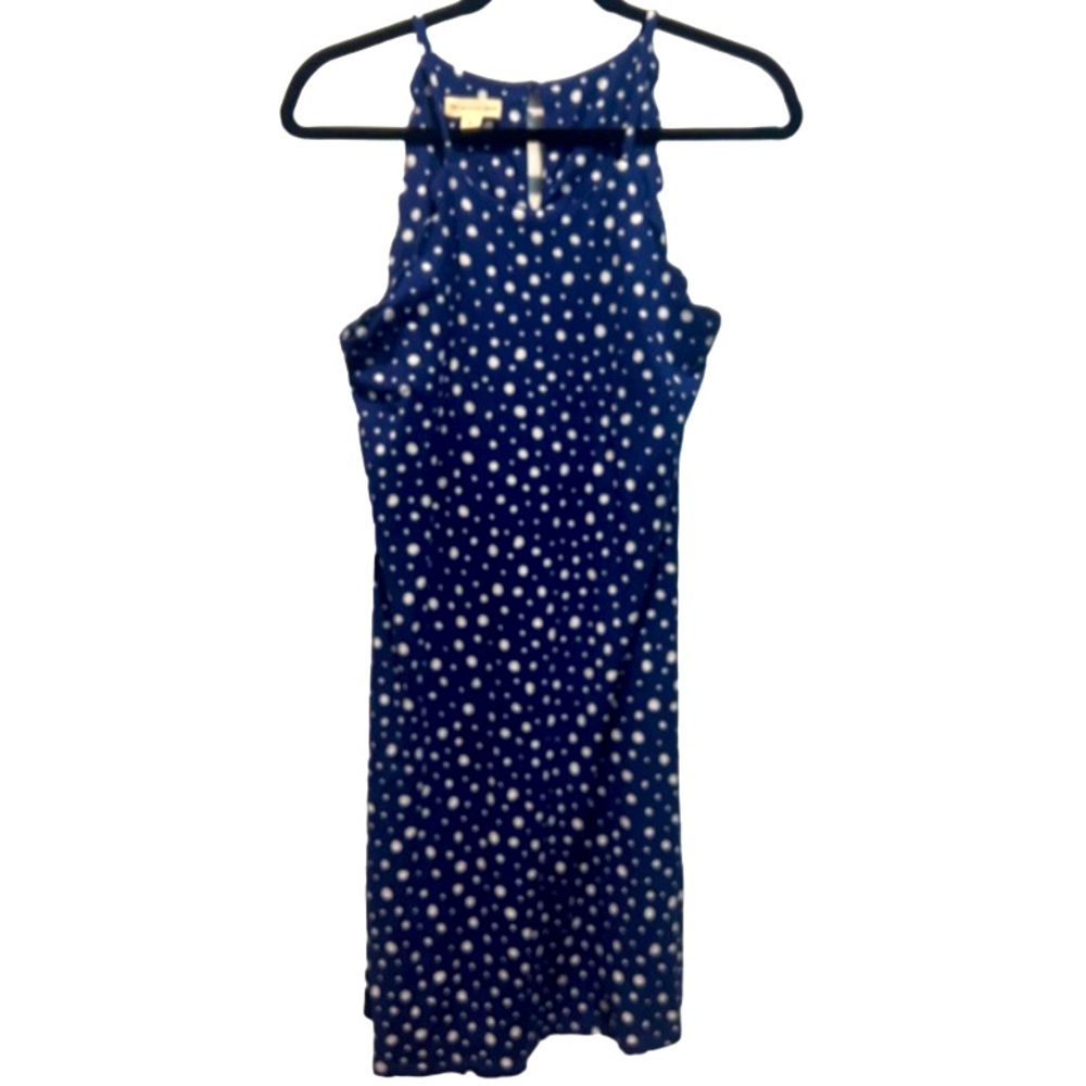 The General Good sz Med Blue Polka Dot Summer Dress